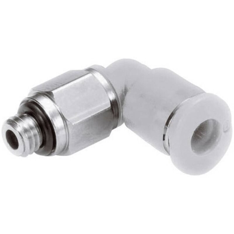 foto del prodotto norgren imi raccordo angolato orientabile m02470405 filetto esterno m5 tubo 4 mm 1 pz.