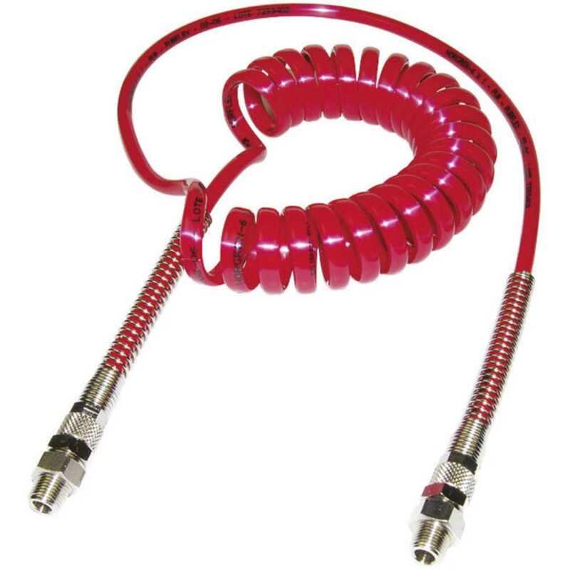 foto del prodotto norgren imi tubo a spirale pu310800428 rosso diam int 5 mm 10 bar 1 pz.