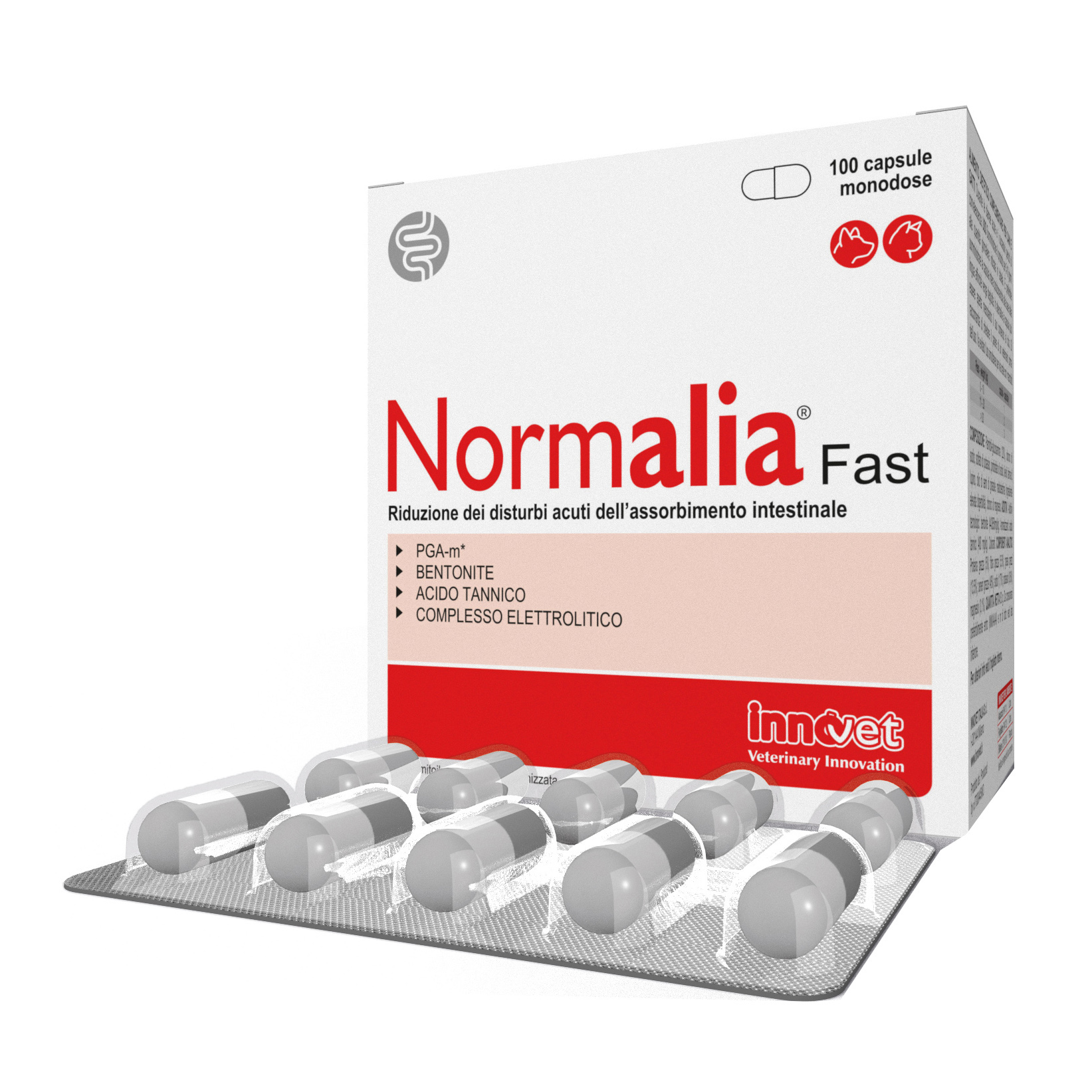 foto del prodotto normalia fast 100 capsule monodose nuovo confezionamento