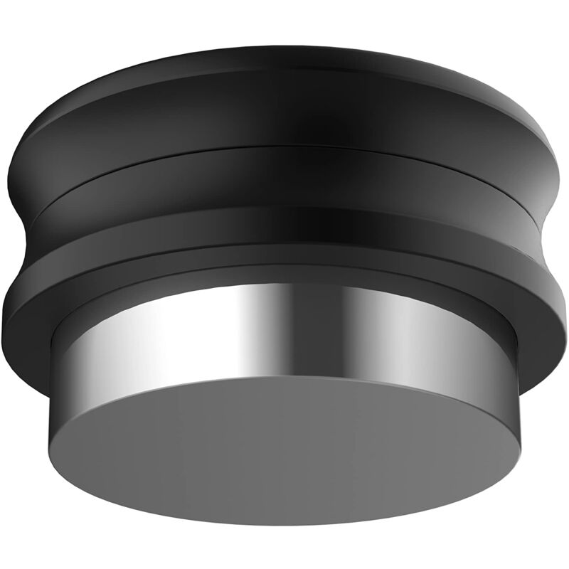 foto del prodotto normcore 53,3 mm, tampone per caff distributore in polvere base flat 53,3 mm tamper in acciaio inox con tappetino in alluminio