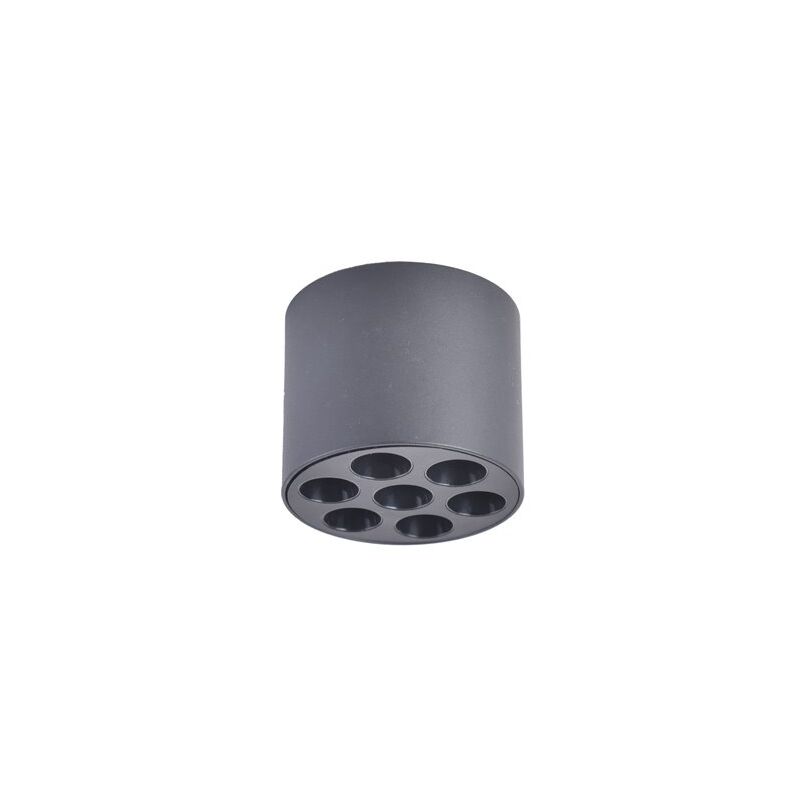 foto del prodotto norna faretto da superficie led nero 6w 570lm 4000k