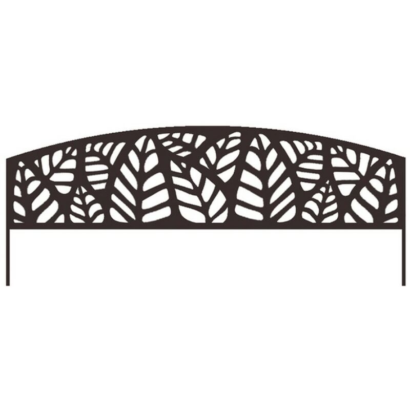 foto del prodotto nortene bordo decorativo in metallo per piantare athea 0,40 x 1 m marrone