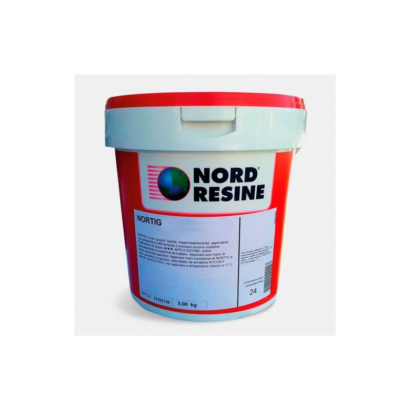 foto del prodotto nortig guaina liquida rossa kg 1,50