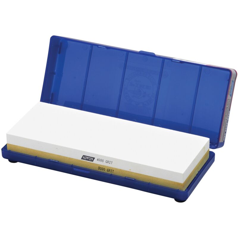 foto del prodotto norton 24336 pietra d acqua combinata in stile giapponese, grana 4000 8000, 20,8 x 7,5 cm