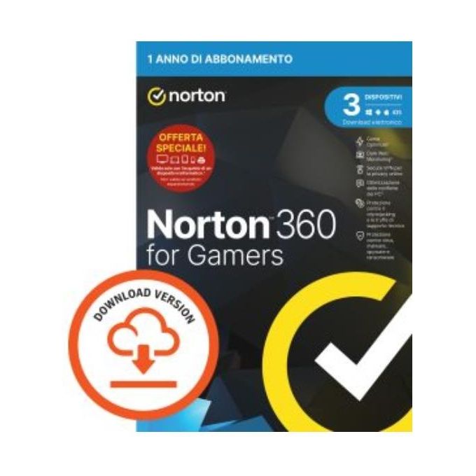 foto del prodotto norton 360 x gamer2023 attach 3d esd