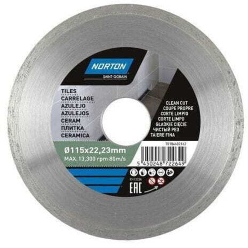 foto del prodotto norton d. disco per piastrelle in ceramica 115mm