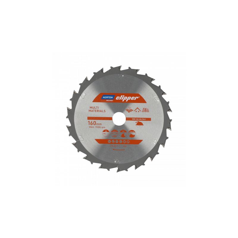 foto del prodotto norton pi a tarczowa 216mm x 30mm x 24z demolizione multi materiale 3,0 2,0 