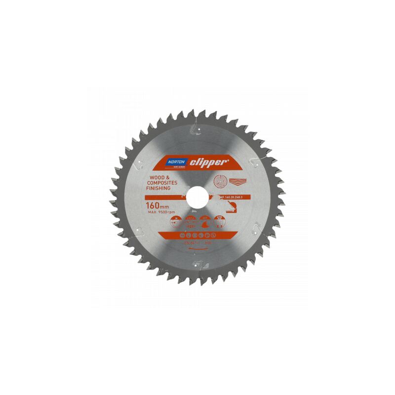 foto del prodotto norton pi a tarczowa 216mm x 30mm x 36z drewno i kompozyty atb neg 2,3 1,8 