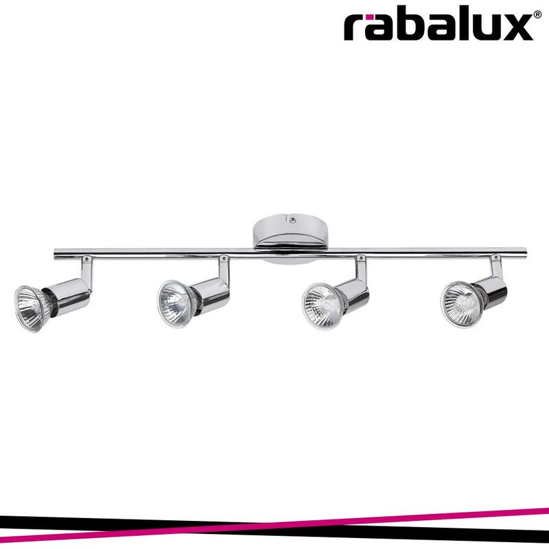 foto del prodotto norton, spots, gu10 4x 50w, chrome, light source not incl.