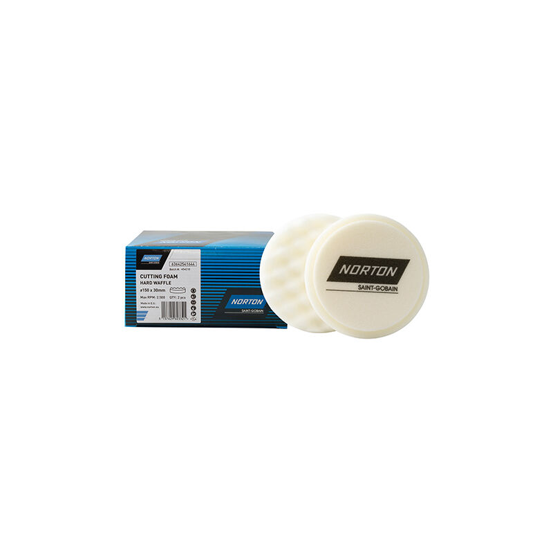 foto del prodotto norton tampone bianco ondulato per lucidatura 150 x 30 mm pezzi 1