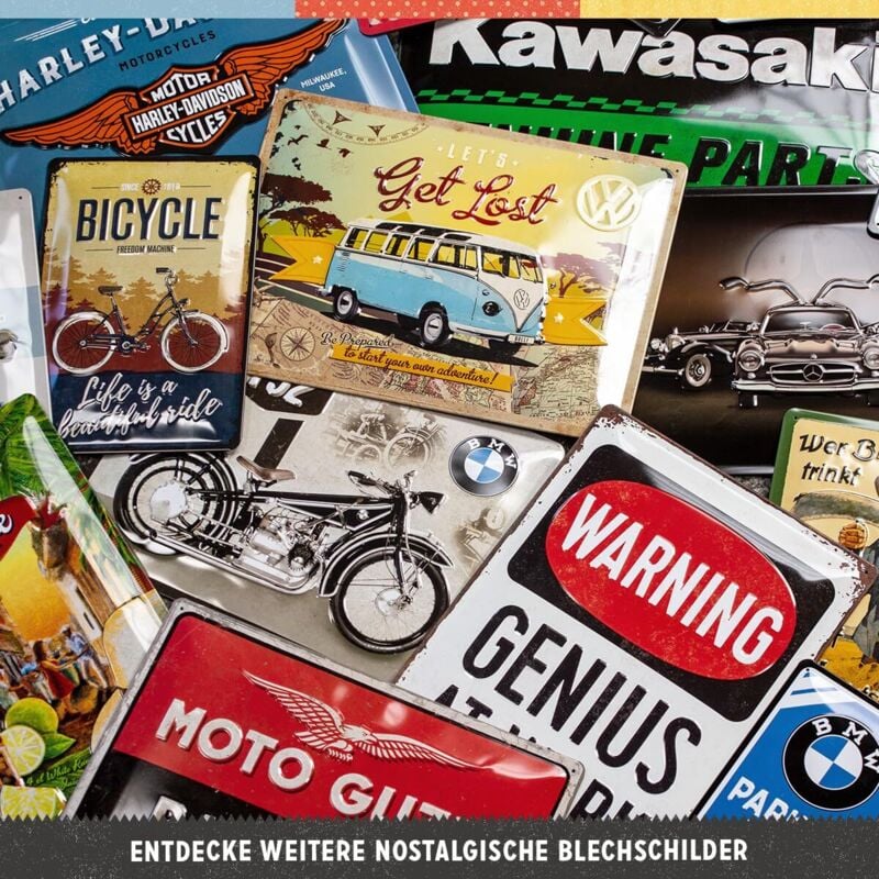 foto del prodotto nostalgic art nostalgic art 28057 targa da appendere, do not disturb segnale di avviso per idea regalo, in metallo, design retr per decorazione,