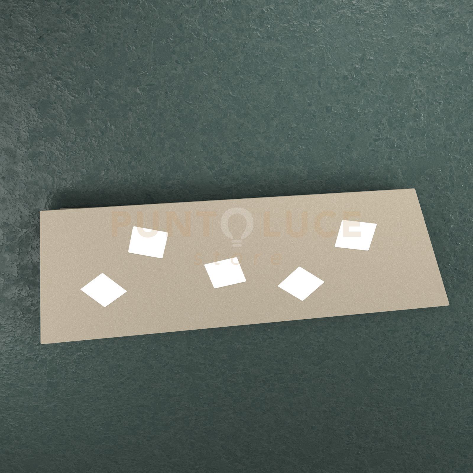 foto del prodotto note applique plafoniera 5 luci sabbia 1140 5 sa