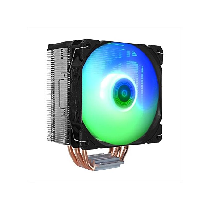 foto del prodotto noua ena argb tdp 180w dissipatore di raffreddamento per cpu 4 tubi di calore a contatto diretto ventola pwm indirizzabile da 120 mm compatibile con intel 1700 1200 115x 1366 2011 amd am5 am4 am3 fm2