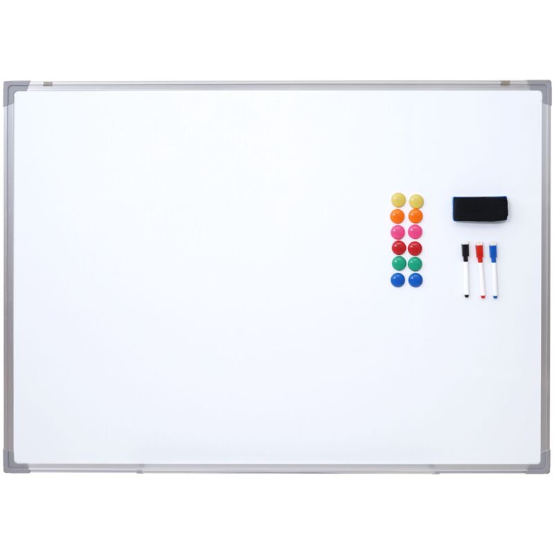 foto del prodotto nova lavagna magnetica memo tabellone accessori inclusi 110x80cm 040005117