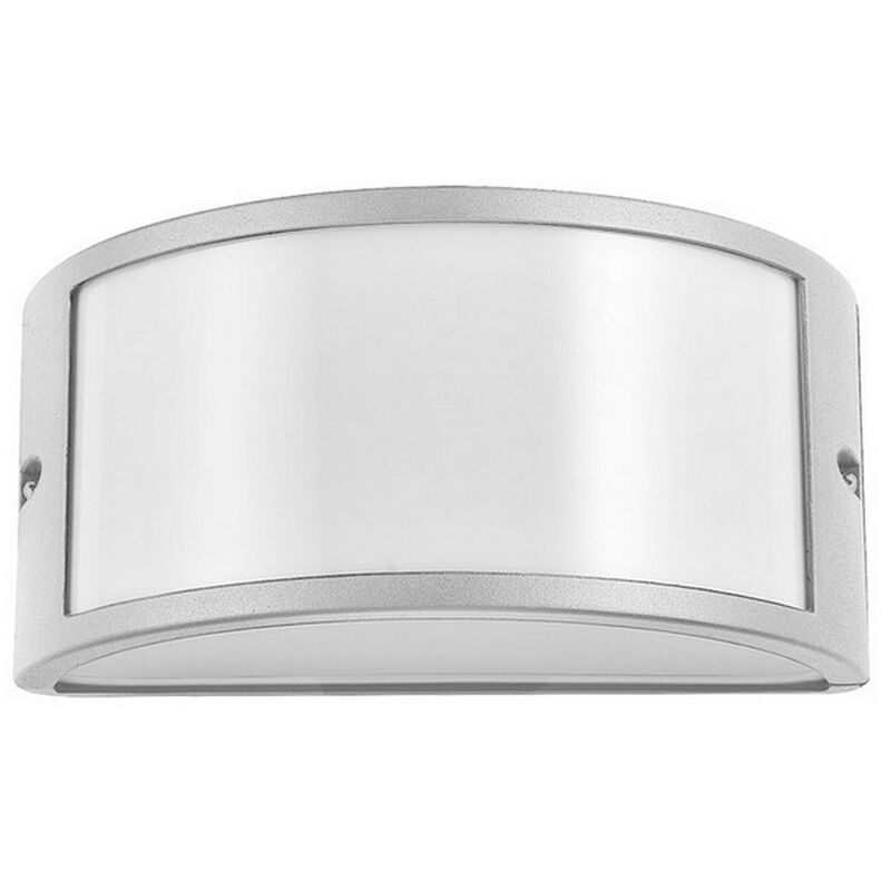 foto del prodotto nova line applique da parete giotto grigio chiaro ip54 1 x e27 novaline