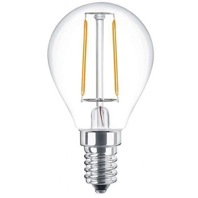 foto del prodotto nova line lampadina led a filamento e14 g45 a sfera 2w bianco caldo 2700k novaline