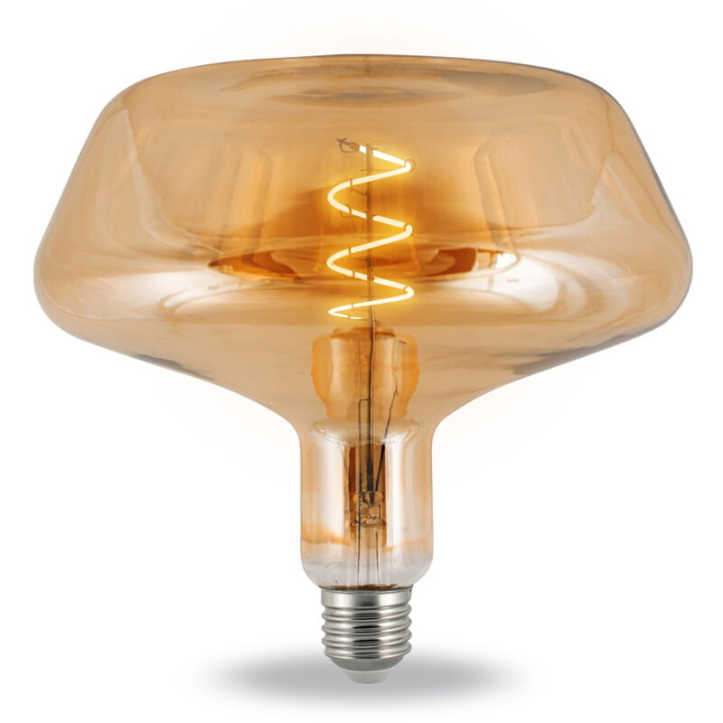 foto del prodotto nova line lampadina led vintage a filamento e27 gold 4w decorativa bianco caldo 2200k novaline