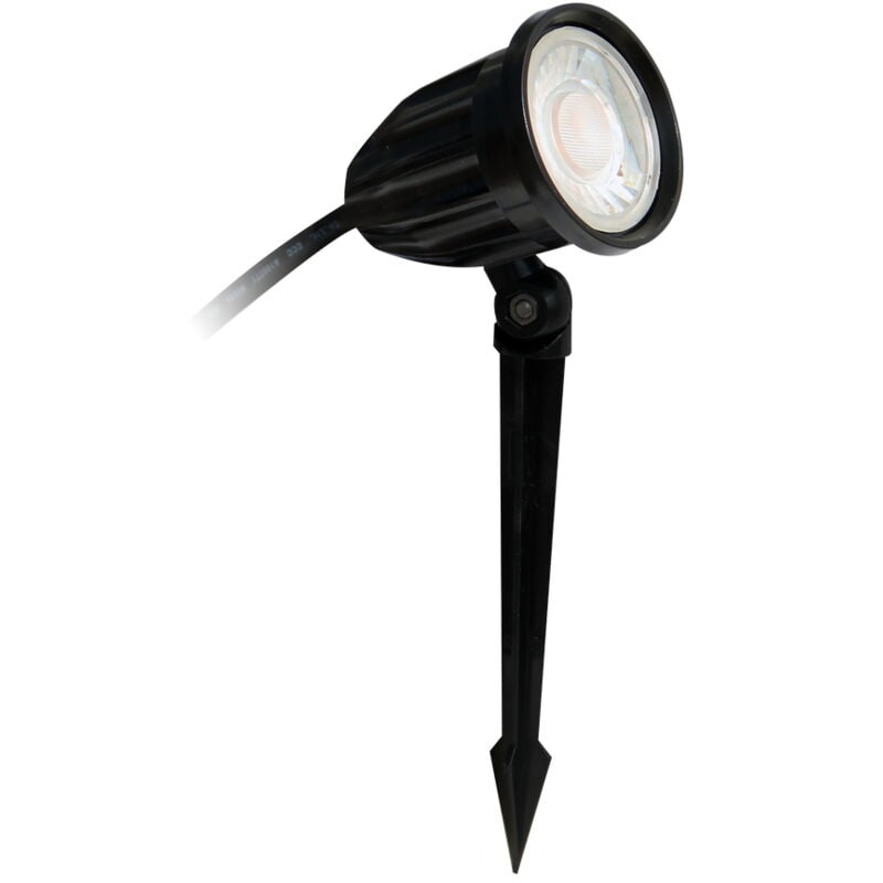 foto del prodotto nova line lampioncino segnapassi led 9w nero ip65 bianco neutro 4000k novaline