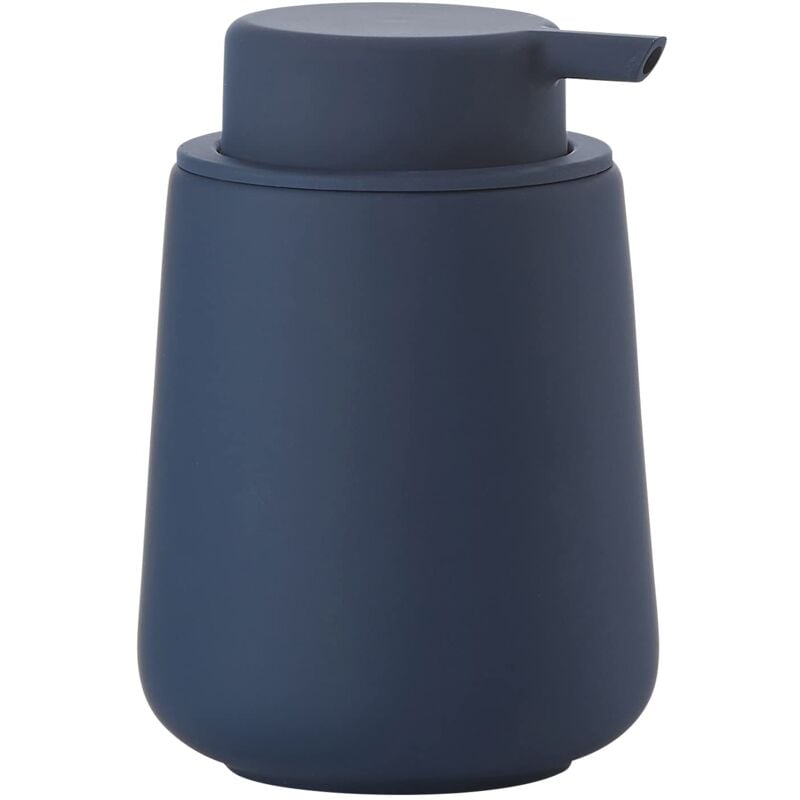 foto del prodotto nova one dispenser per sapone da bagno, in gr s con rivestimento soft touch, colore blu reale zone denmark