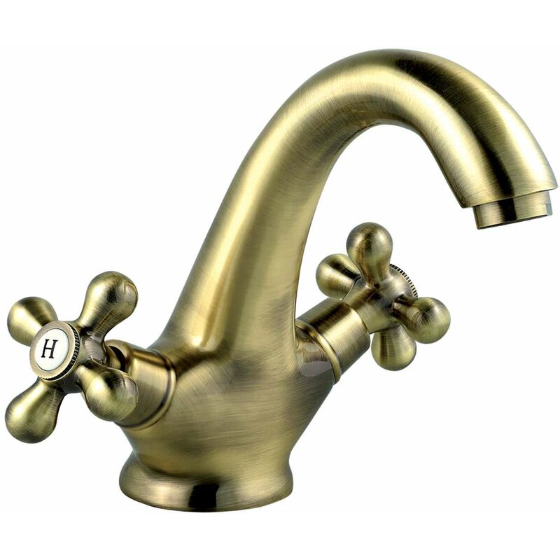 foto del prodotto novaservis ferro antica miscelatore da lavabo, color bronzo bai2br