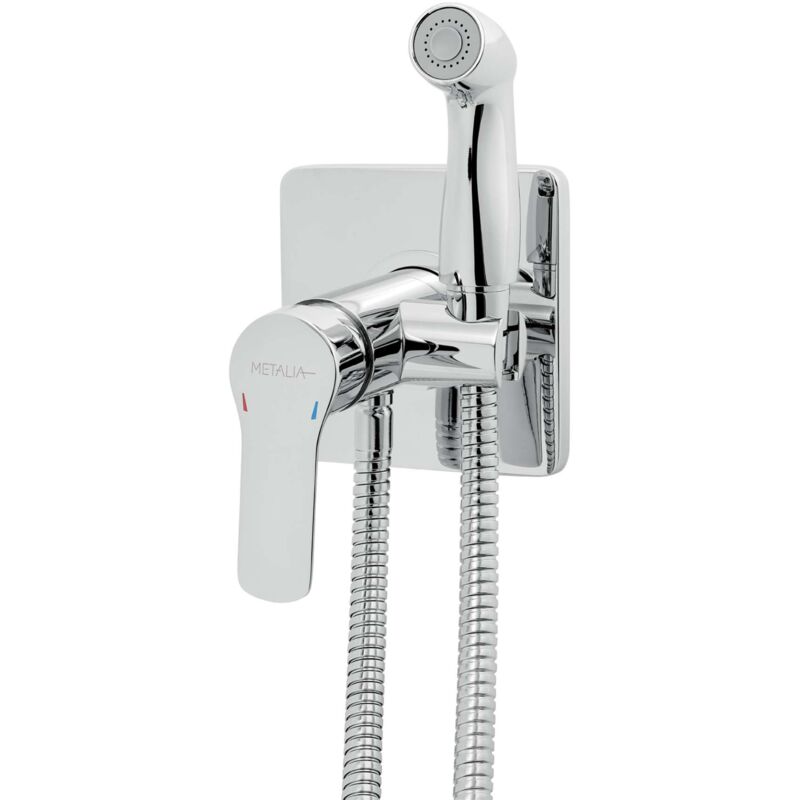 foto del prodotto novaservis metalia 54 miscelatore ad incasso per bidet, con doccetta e corpo incasso, cromo 54211,0