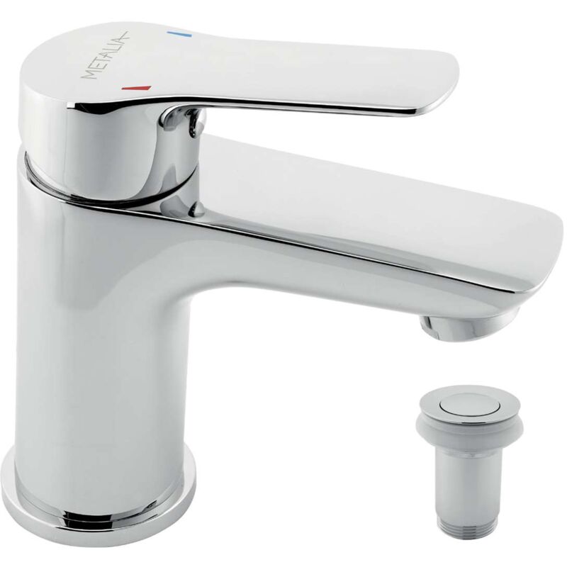 foto del prodotto novaservis metalia 54 miscelatore da lavabo con sistema di scarico click clack, cromo 54003,0