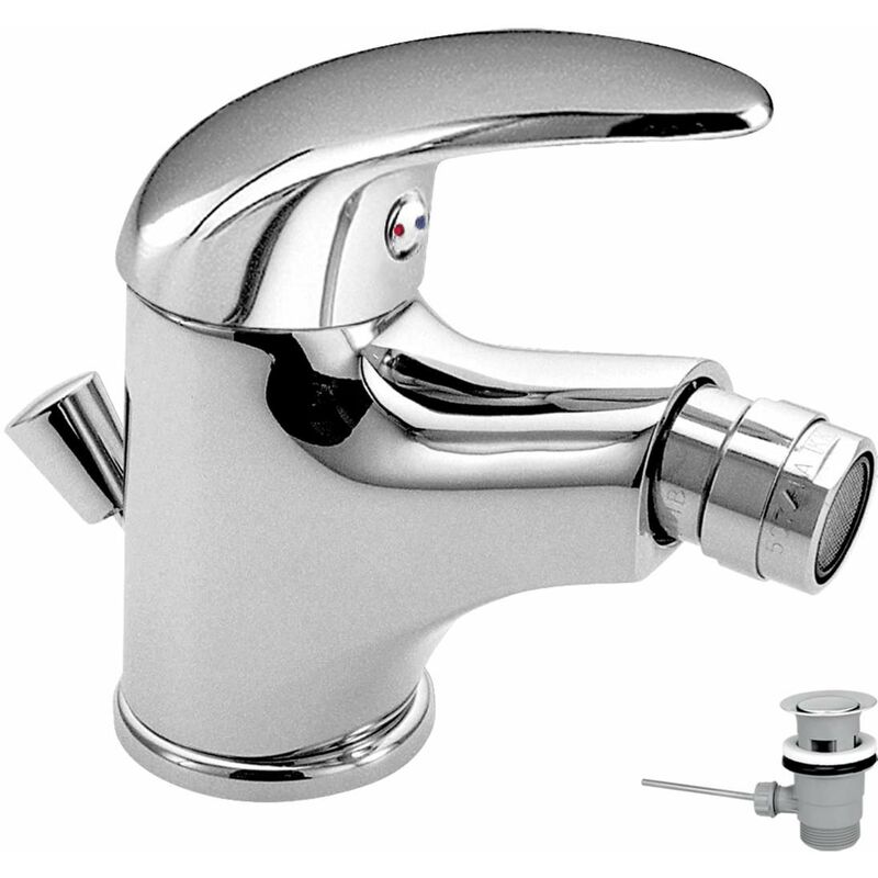 foto del prodotto novaservis metalia 55 miscelatore da bidet, con sistema di scarico, cromo 55011,0