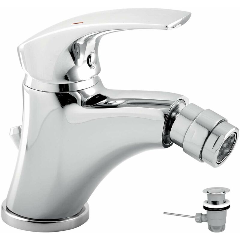foto del prodotto novaservis metalia 57 miscelatore da bidet, con sistema di scarico, cromo 57011,0