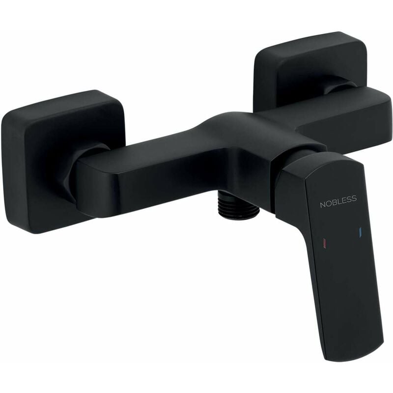 foto del prodotto novaservis nobless ego miscelatore doccia, nero opaco 43061 1,5