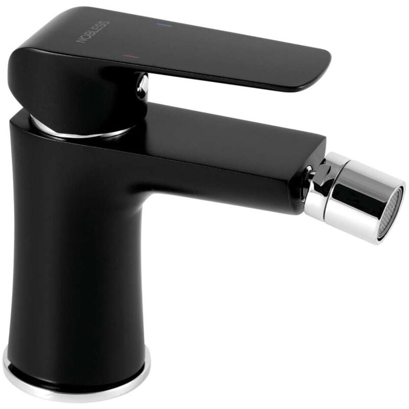 foto del prodotto novaservis nobless tina miscelatore da bidet, con sistema di scarico, nero opaco 38011,5