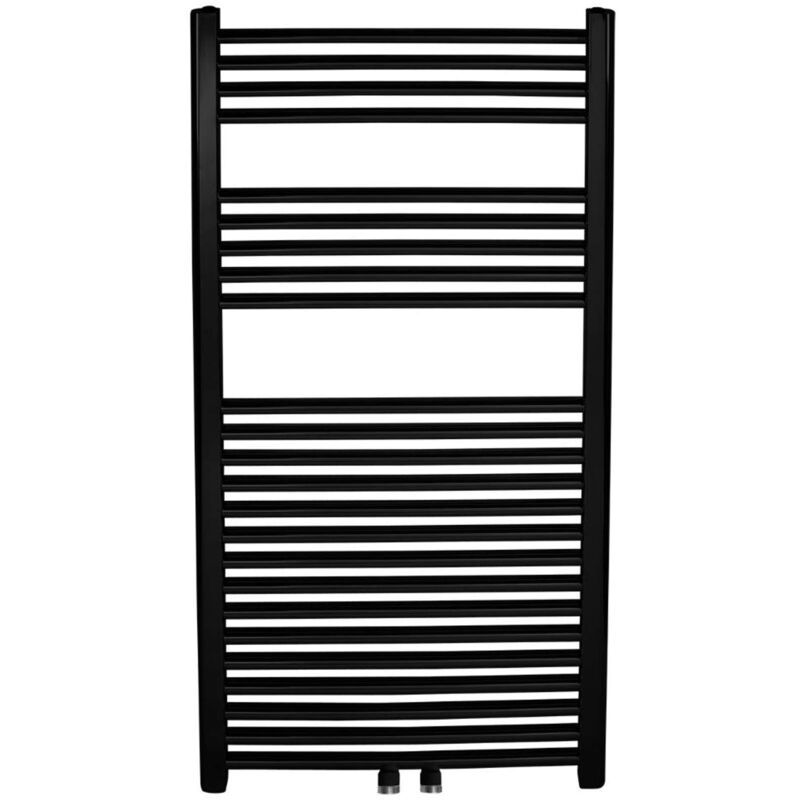 foto del prodotto novaservis termoarredo elemento riscaldante diritto 120 cm, nero opaco 450 1200 rs,5