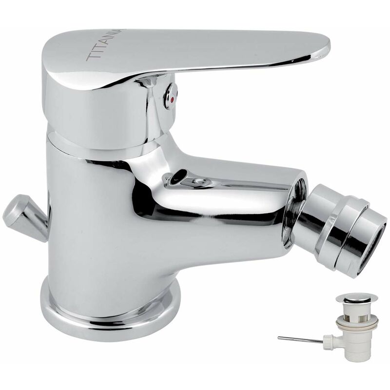 foto del prodotto novaservis titania iris new miscelatore da bidet, con sistema di scarico, cromo 94411,0
