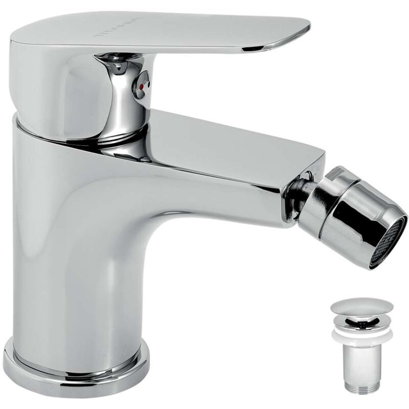 foto del prodotto novaservis titania pure miscelatore per bidet, con sistema di scarico, cromo 90311,0