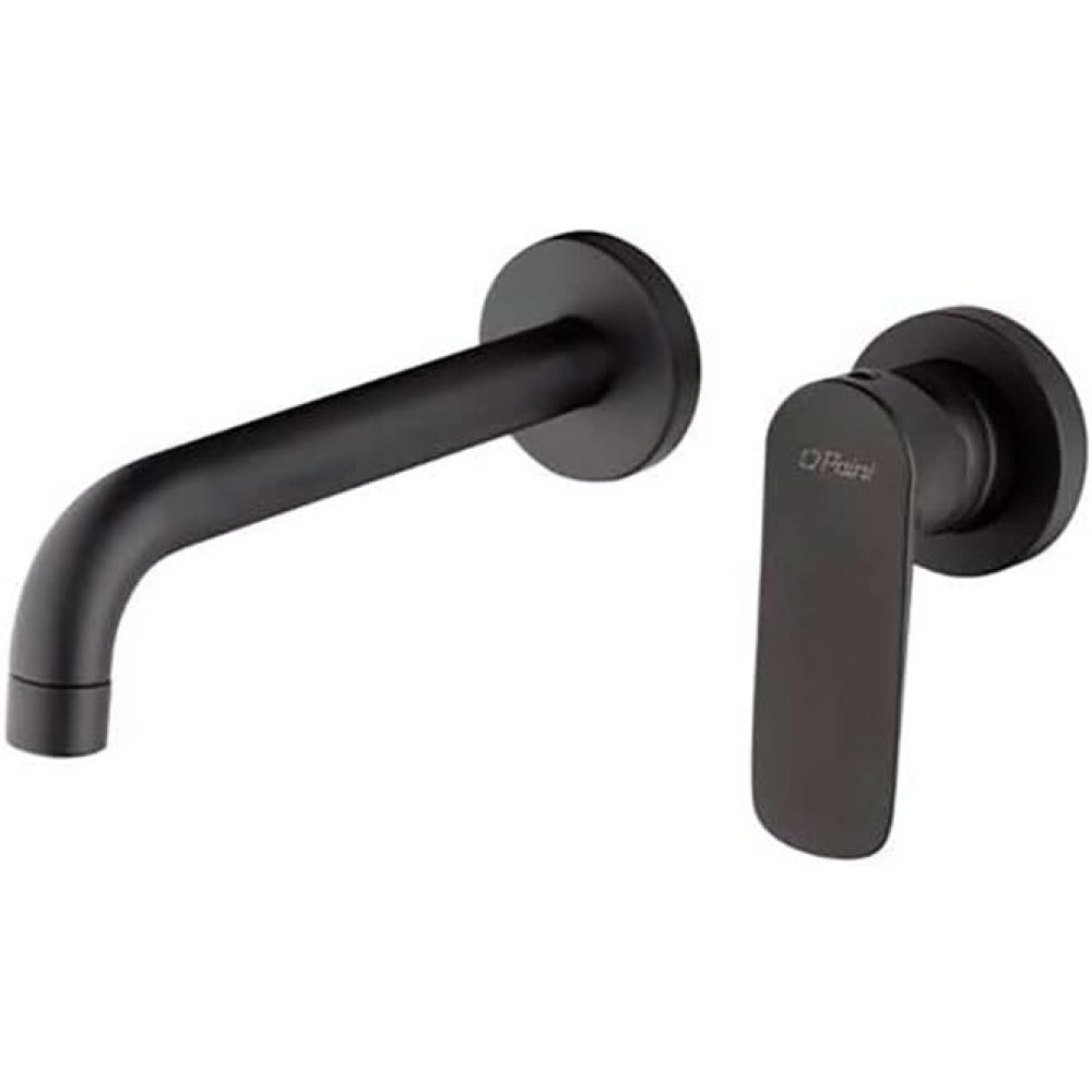 foto del prodotto nove miscelatore lavabo a muro n ero opaco paini 09yo208tc