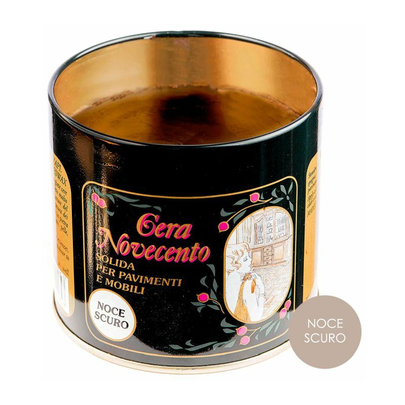foto del prodotto novecento cera solida in pasta 500ml noce scuro