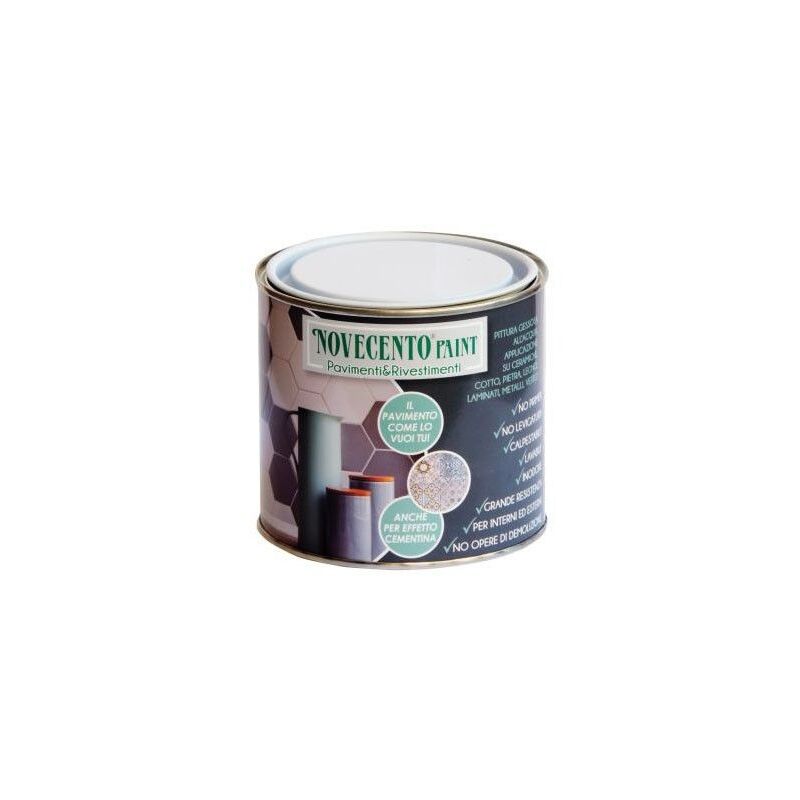 foto del prodotto novecento paint pavimenti e rivestimenti 500ml grigio fumo