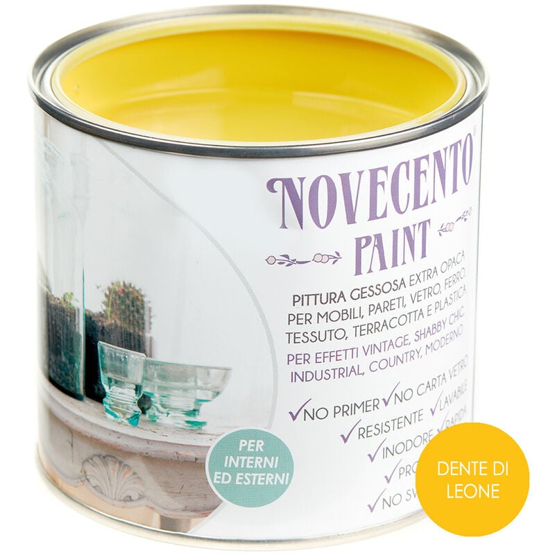 foto del prodotto novecento paint tinta pastello 500ml dente di leone