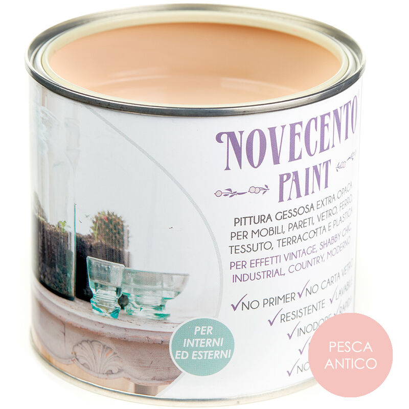 foto del prodotto novecento paint tinta pastello 500ml pesca antico