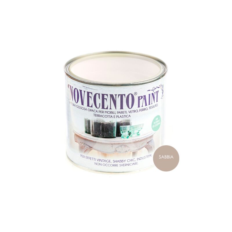foto del prodotto novecento paint tinta pastello 500ml sabbia