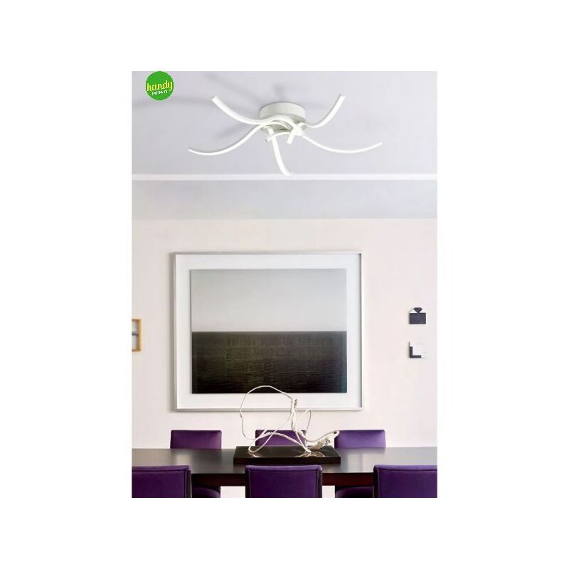 foto del prodotto novecento plafoniera a soffitto roxie 35w 60 bianco