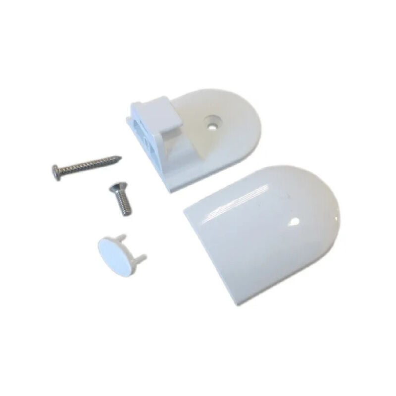 foto del prodotto novellini guida in pvc bianco per schermi da bagno joll