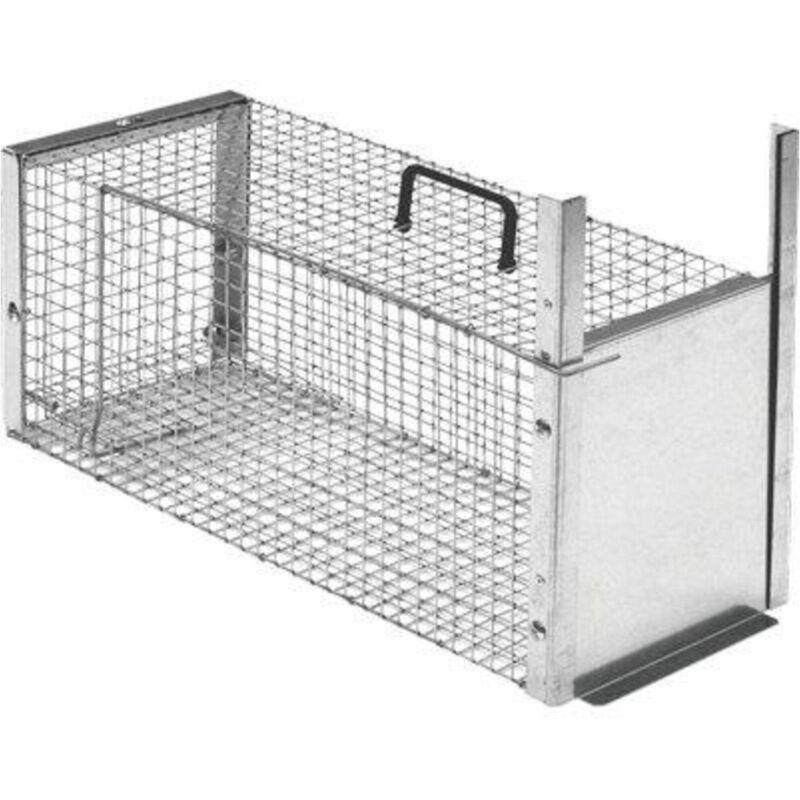 foto del prodotto novital trappola predatori a galleria acciaio zinc cm 62,5x24 h.cm 26