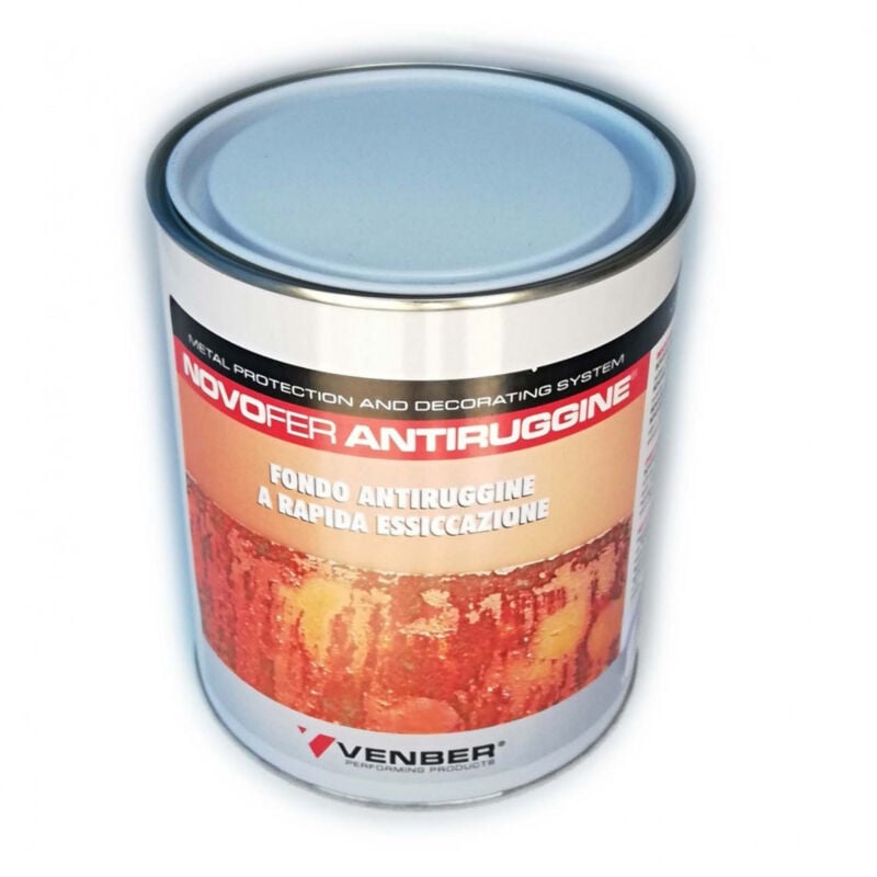 foto del prodotto novofer da 750ml fondo primer antiruggine grigio base acqua