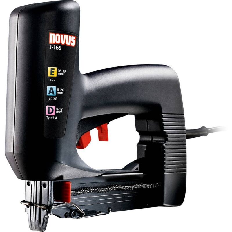 foto del prodotto novus tools j 165 ead 105112200 graffettatrice elettrica tipo graffette tipo 53, tipo 53f lunghezza graffette 8 18 mm