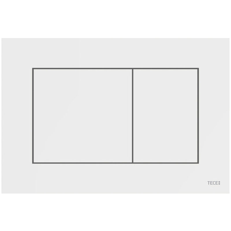 foto del prodotto now placca wc 2 tasti pulsante bianco codice prod 9240400 tece