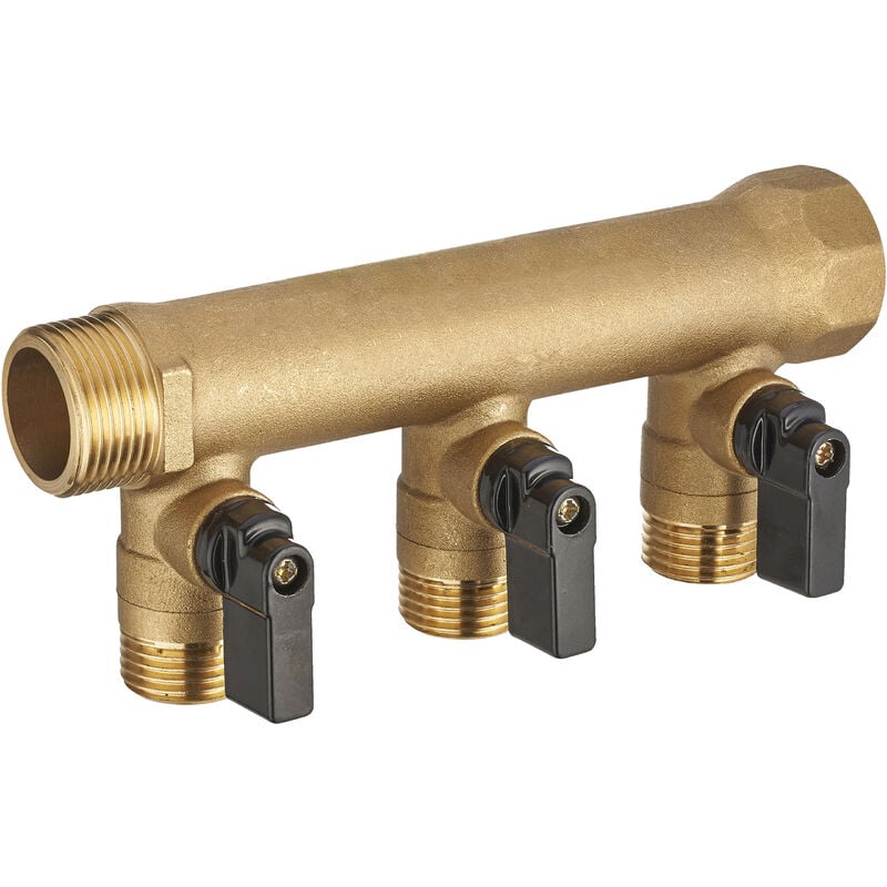 foto del prodotto noyon thiebault - collettore a valvole mf 20x27 - uscita m 15x21 - 3 vie