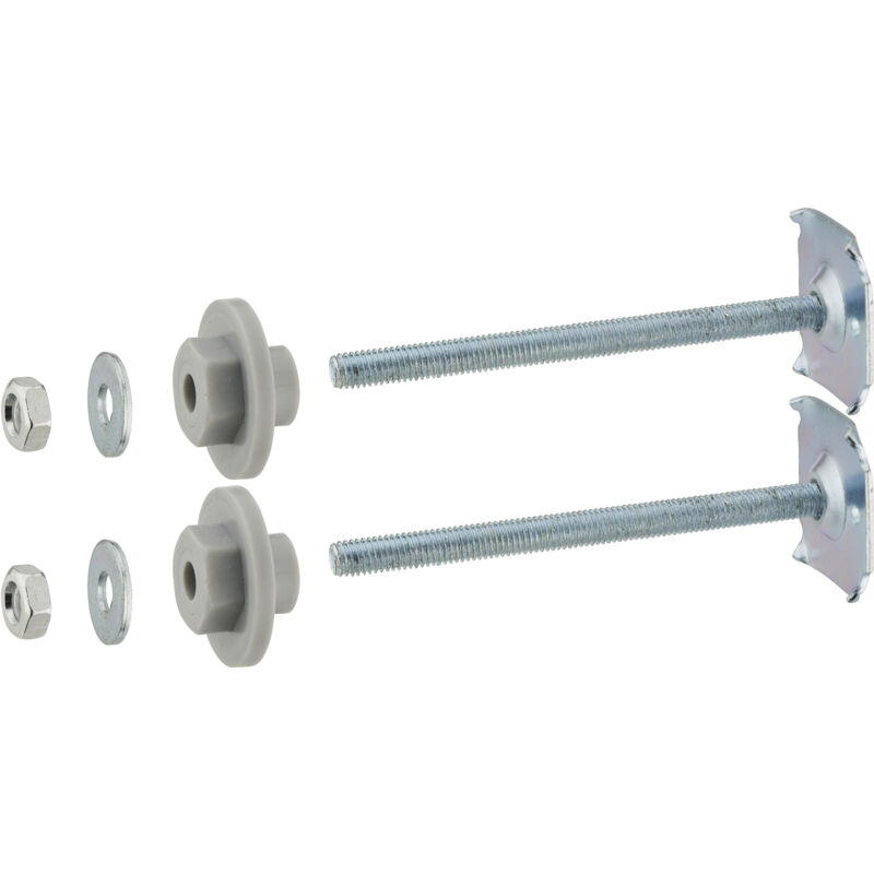 foto del prodotto noyon thiebault - fissaggi per lavandino su parete cava con contropiastra da sigillare e asta filettata 8x110 mm, 2 pezzi
