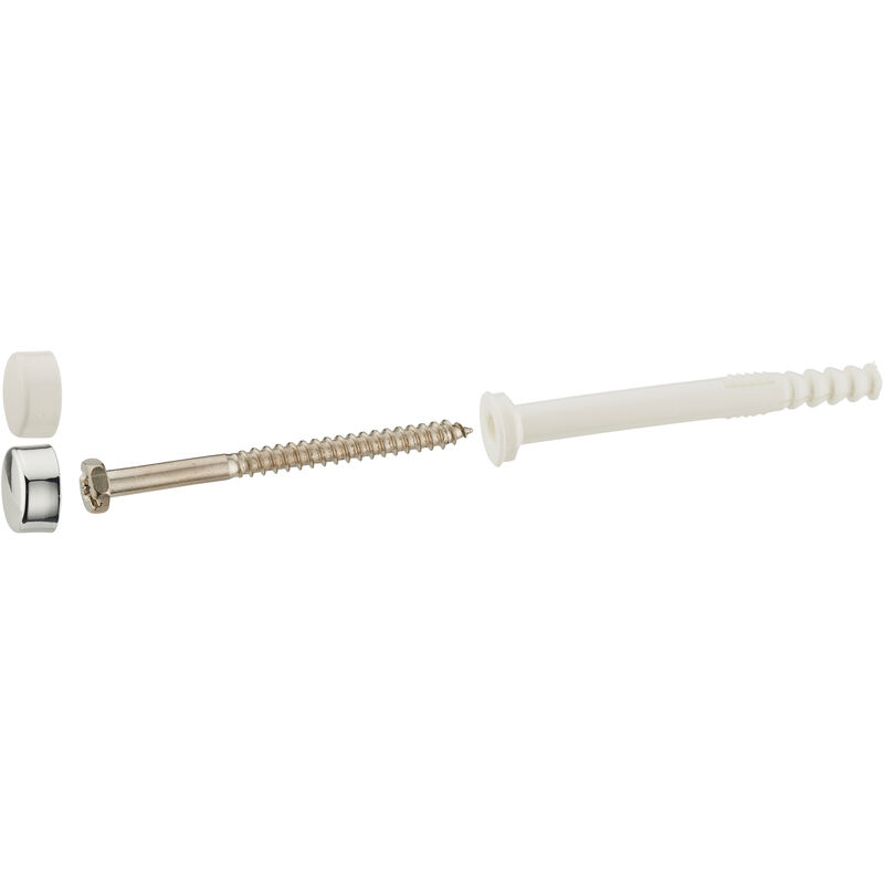 foto del prodotto noyon thiebault fissaggi per wc con tirafondi 6x80 mm e tasselli 8x80 mm con vaschetta di protezione, 2 pezzi