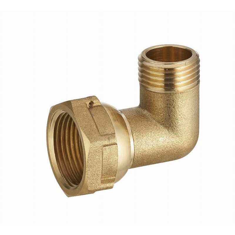 foto del prodotto noyon thiebault gomito di alimentazione del collettore, femmina f 3 4 dado libero, maschio m3 4 527 2020l1