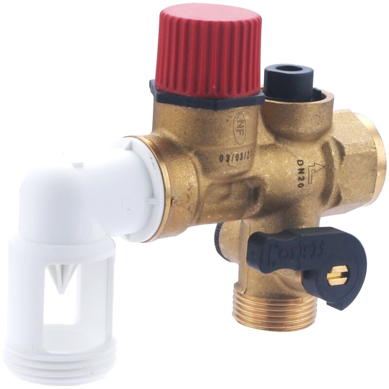 foto del prodotto noyon thiebault gruppo di sicurezza nf a gomito, sede in ottone, mf20x27